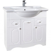 Тумба c раковиной Bellezza Кантри 85 Белая