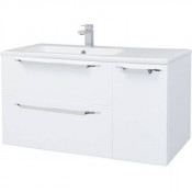 Тумба c раковиной Bellezza Луиджи 90 подвесная L белая