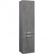 Шкаф-пенал Bellezza Луиджи 35 подвесной R серый