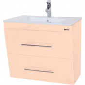 Тумба c раковиной Bellezza Берта 60 подвесная Бежевая