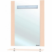 Зеркало Bellezza Берта 75 1042 с подсветкой бежевое