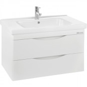 Тумба c раковиной Bellezza Санриса 80 подвесная белая