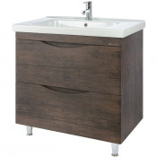 Тумба c раковиной Bellezza Санриса 80 орех