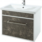 Тумба c раковиной Bellezza Фабио 80 подвесная мрамор