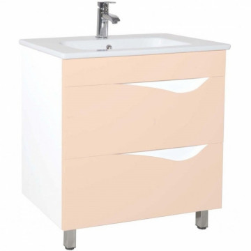 Тумба c раковиной Bellezza Эйфория 80 Бежевая