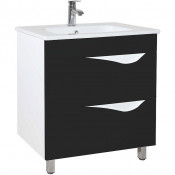 Тумба c раковиной Bellezza Эйфория 80 Черная