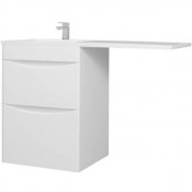 Тумба c раковиной Bellezza Олиссия 120 2 ящика белая