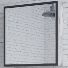 Зеркальный шкаф Corozo Айрон 60 SD-00000278 Черный антик