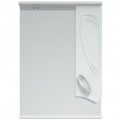 Зеркало со шкафом Corozo Лидер 50 SD-00000293 с подсветкой Белое