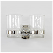 Стакан с держателем двойной Радомир Грета хром 1-33-2-0-0-733