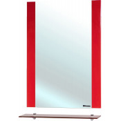 Зеркало с полкой Bellezza Рокко 60 красное