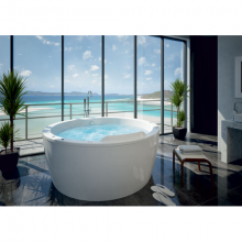 Акриловая ванна Aquatek | Акватек Аура 180 с гидромассажем Standard (пневмоуправление)