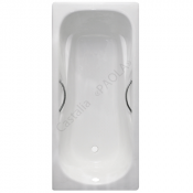 Чугунная ванна Castalia Paola 170x75 с ручками