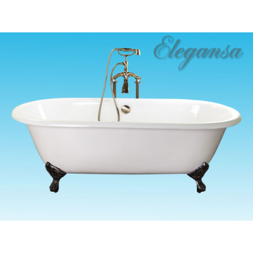 Чугунная ванна Elegansa Gretta Bronze отдельностоящая