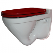 Навесной | подвесной  унитаз Sanita Luxe Attica Luxe Color Red ATCSLWH0102