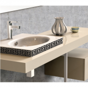 Раковина Sanita Luxe Ringo 50 Greek WB.CT/Ringo/54-N.Cut/WHT.G/S1