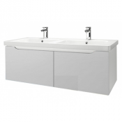 Тумба подвесная Dreja 23464 Color 125 s белая