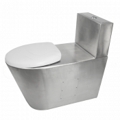 Унитаз из нержавейки Oceanus 1-010.1(P)/(S) для инвалидом, матовый