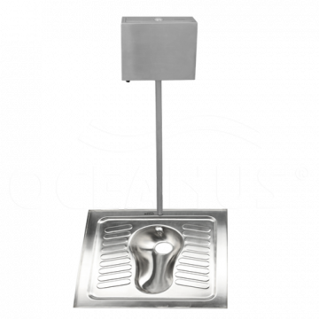 Чаша генуя из нержавейки Oceanus 4-005.2 + бачок, матовый