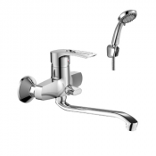 Смеситель для ванны Rossinka T40-34, хром