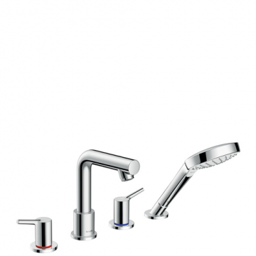 Смеситель на борт ванны Hansgrohe 72419000 Talis S на 4 отверстия внешняя часть