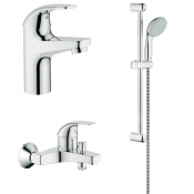 Комплект / Набор смесителей Grohe 3 в 1 BauCurve 122251 (126741)