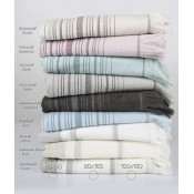 Полотенце 1MarKa 100х180, 40% бамбук, 60% хлопок, Белый