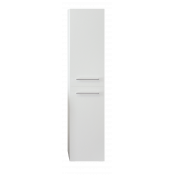 Шкаф - Пенал 1MarKa Соната 35П, 2д, б/к Белый глянец