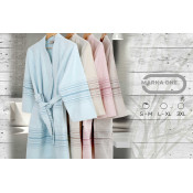 Халат S-M, 40%бамбук 60%хлопок, Розовый/Roseberry