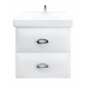 Тумба 1MarKa Ovale 70П 2я, White