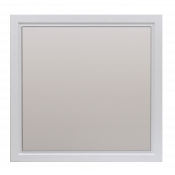 Зеркало 1MarKa Прованс 105 Белый глянец