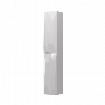 Шкаф - Пенал 1MarKa Crystal 30П, 2д, White L