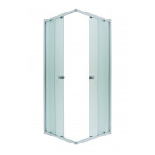 Шторка для поддона 1MarKa IRIDA 80х80х185 хром