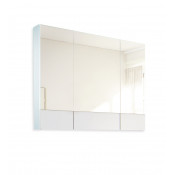 Зеркало 1MarKa Соната 90 Белый глянец, 3д