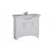 Тумба с раковиной Aquanet Валенса 100 белый 180302+172465