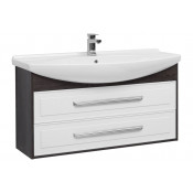 Тумба с раковиной Aquanet Остин 120 дуб кантербери/белый 201723 + 188774 (212634)