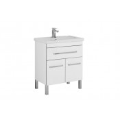 Тумба с раковиной Aquanet Сиена 70 белый 189223 + 185343