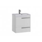 Тумба с раковиной Aquanet Тиволи 60 белый 180053+179393