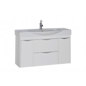 Тумба с раковиной Aquanet Франка 105 белый 183055+182330