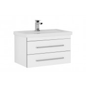 Тумба с раковиной Aquanet Сиена 70 белый 186361 + 185343