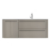 Тумба под раковину AM.PM Awe M15FHR1253GH, правосторонняя/королевский серый глянцевый