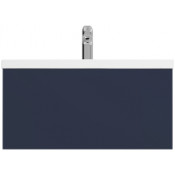 Тумба под раковину Am.Pm Gem 75 см M90FHX07521DM подвесная с 1 ящиком, цвет синий