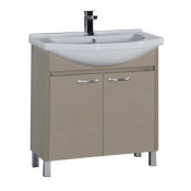 Тумба под раковину Aquanet Донна 80 светлый дуб 168931+168864