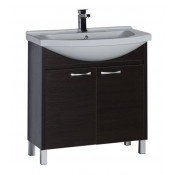 Тумба под раковину Aquanet Донна 80  венге 168942+168864