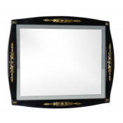 Зеркало Aquanet Виктория 90 00183928, цвет черный-золото