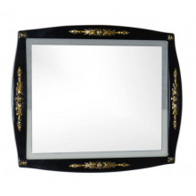 Зеркало Aquanet Виктория 90 00183928, цвет черный-золото