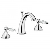 Смеситель для раковины Webert Alexandra AL750101015, хром, ручки Swarovski