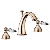 Смеситель для раковины Webert Alexandra AL750101065, бронза, ручки Swarovski