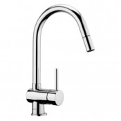 Смеситель для кухни Webert Indo Plus IP940302015 с выдвижным изливом, хром