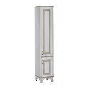 Пенал Aquanet Валенса 40 белый краколет-золото 182652